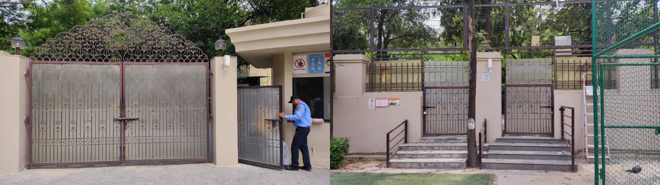 MR7901P dipasang di gerbang sekolah/sekolah masuk & sekolah keluar